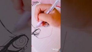 как красиво нарисовать девочку(видео не моё!)