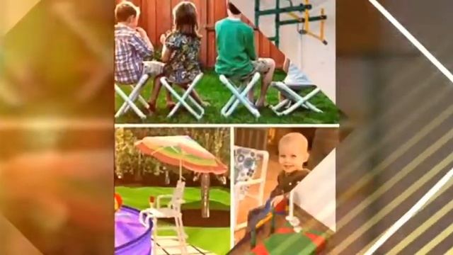 Примеры изделий из труб ПВХ для детской комнаты и игровой площадки смотреть онлайн