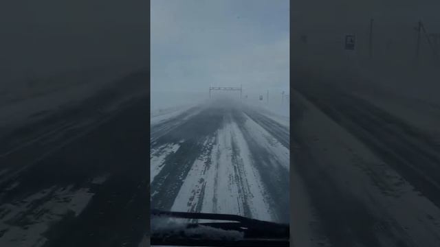 Дароги Казакстана .Суровая зима .#дальнабой#вольво.  Берегите себя ребята .