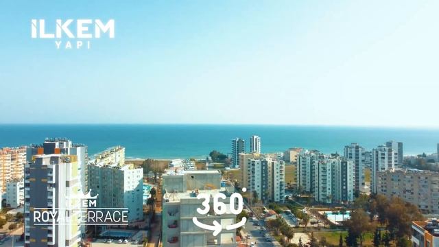 Турция, Мерсин, Тедже, квартиры 2+1 в ЖК Royal Terrace от застройщика ILKEM YAPI, рассрочка 0% смотреть онлайн
