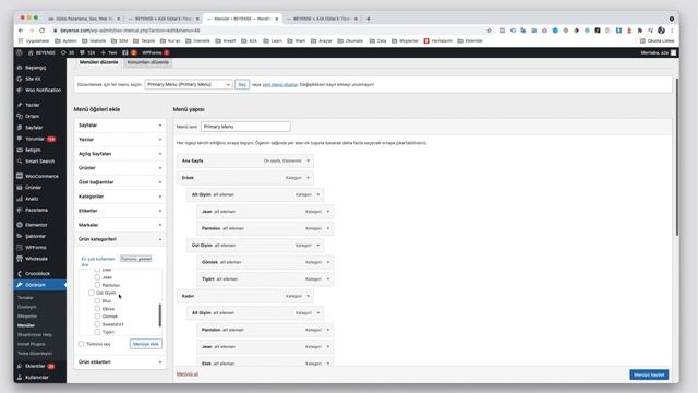 ? WordPress Menüler - WordPress + WooCommerce Menü Ekleme & Düzenleme Rehberi смотреть онлайн