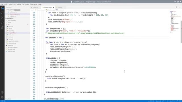 Creating Links and Nodes with Custom AnchorPoints From Code - React Diagram смотреть онлайн