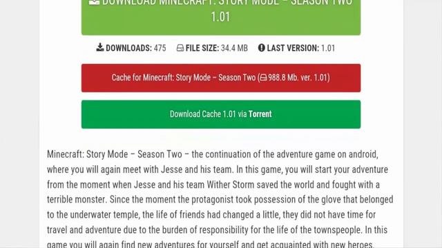 ¡DESCARGA EL NUEVO MINECRAFT: STORY MODE - SEASON TWO EN ESPAÑOL GRATIS PARA ANDROID! [APK + DATOS] смотреть онлайн