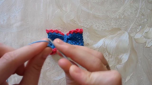 Вяжем ажурный бантик крючком смотреть онлайн