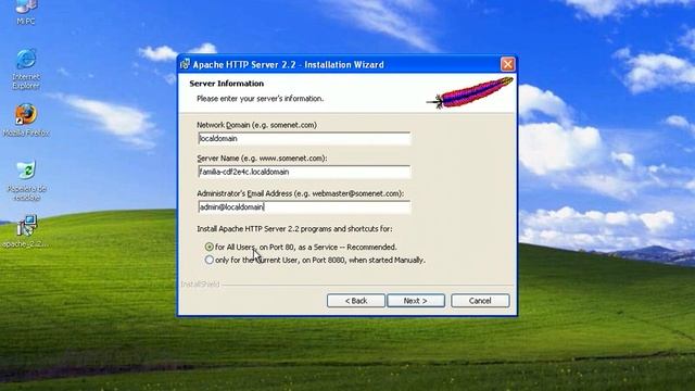 Videotutorial: HTTP Server Apache y PHP5 en Windows 1ra Part смотреть онлайн