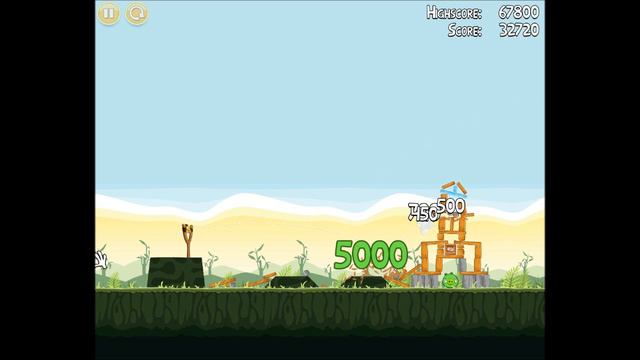 Angry Birds Walkthrough Level 2-16 [3 Stars] смотреть онлайн