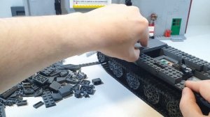 LEGO ТАНК Е 100. ЧАСТЬ 1 : КОРПУС . лего самоделка