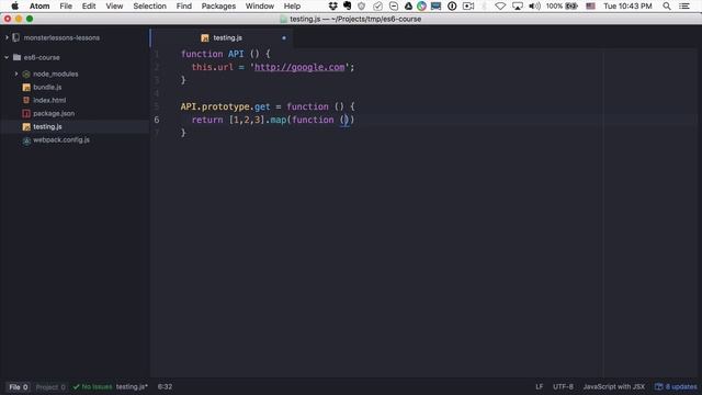 ES6 - #1 - Стрелочные функции смотреть онлайн