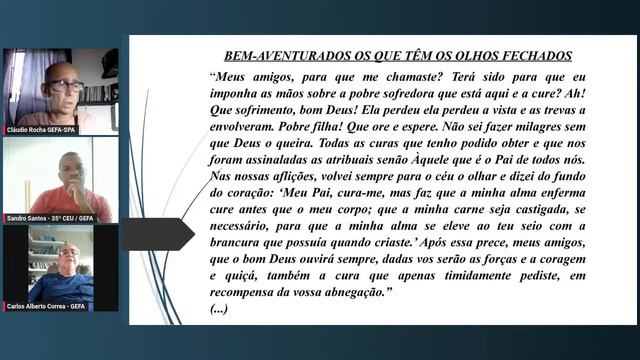 35 CEU “BEM AVENTURADOS OS QUE TÊM PURO O CORAÇÃO" - Cláudio Rocha - GEFA - SPA/RJ смотреть онлайн