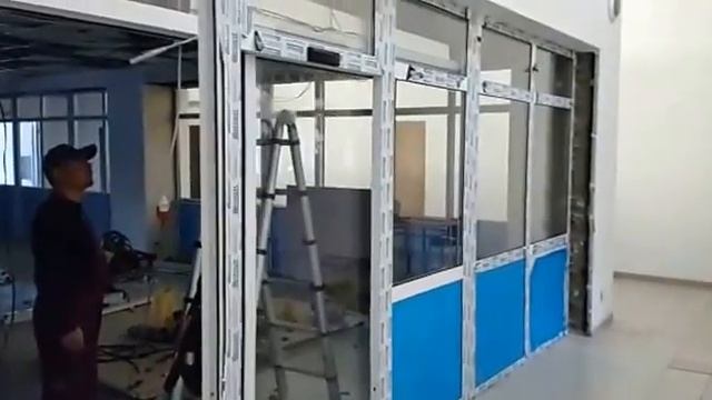 Автоматические двери ЭйерАстана от windows-service.kz смотреть онлайн
