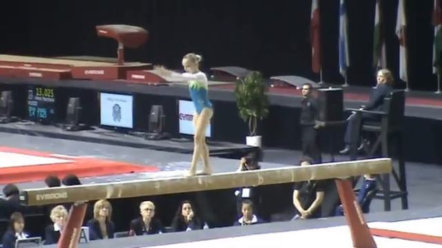 2010 Gymnix Ekaterina Baturina Balance Beam смотреть онлайн