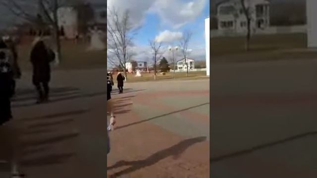 Как покоряли Масленичный столб в Беловежском (Каменецкий район) смотреть онлайн