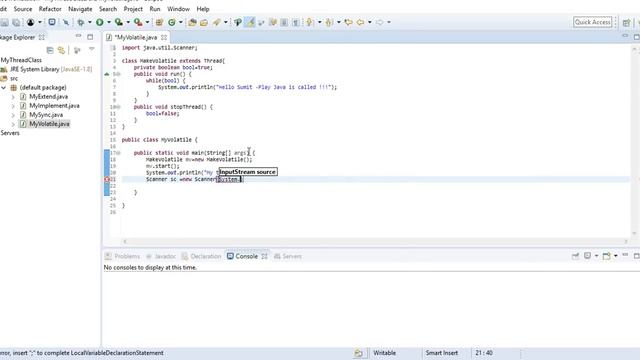 Multithreading in Java [Part 3] : Volatile Key (Basic Synchronization) смотреть онлайн