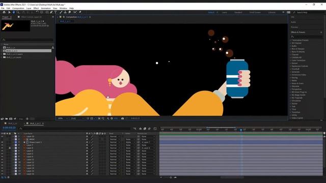Как анимировать персонажа в After Effects. Интенсив по анимации смотреть онлайн