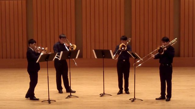 P. I. Tchaikovsky: String Quartet No 1, II. Andante Cantabile for Trombone Quartet (arr. Fritz Feng смотреть онлайн