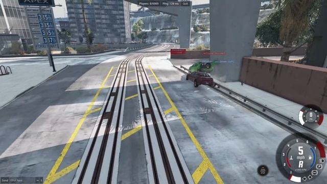 CHRISTMAS Car Hunt on ICY Roads is IMPOSSIBLE in BeamNG Drive Multiplayer! смотреть онлайн