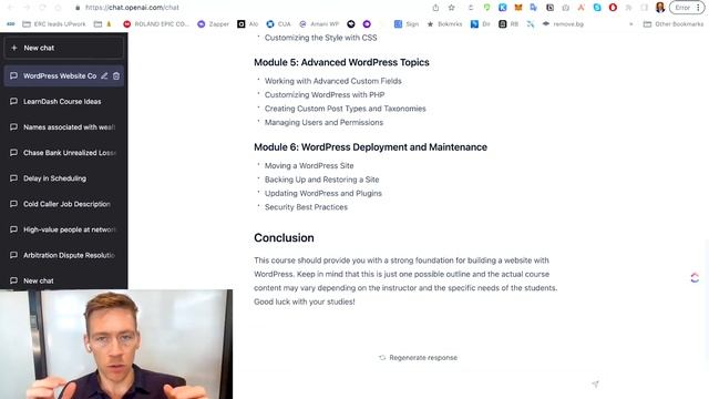 Create An Online Course Using ChatGPT смотреть онлайн