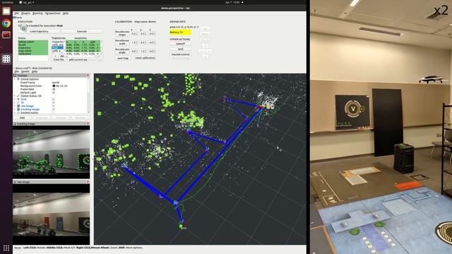 Indoor drone navigation using Monocular Orb Slam 3 and ROS смотреть онлайн