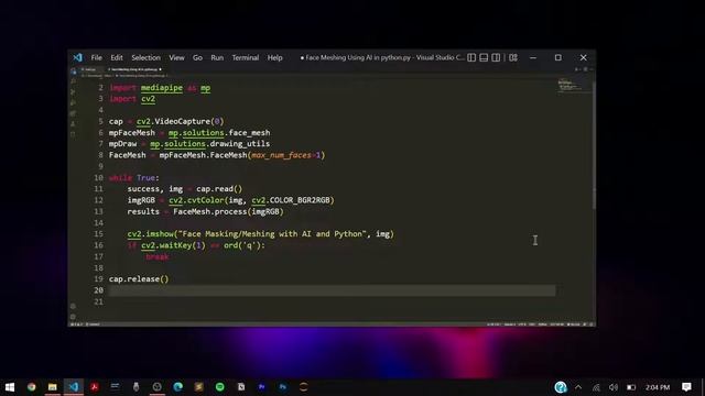 AI FACE MESHING / MASKING with Python in 7 LINES !. How to MAKE an A.I Face Masking/Meshing system. смотреть онлайн