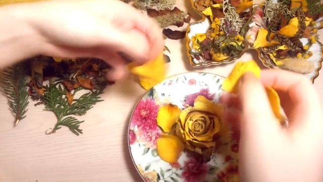 МК: Ароматизированная тарелка с сухоцветами | Натуральные ароматы | DIY: Dried Potpourri Room Scent смотреть онлайн