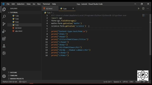 Python Sinhala By ChamiViews Part 63 - CGI Programming Part - 6 - Passing CheckBox Data смотреть онлайн