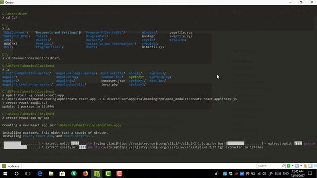 How to install React js on windows 10 Kак установить React js на windows 10 смотреть онлайн