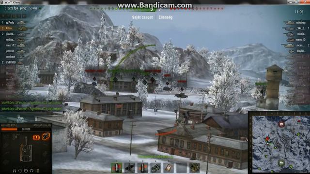 World Of Tanks: AMX AC mle. 46: 5kill - 940 exp. - 1755 dmg. смотреть онлайн