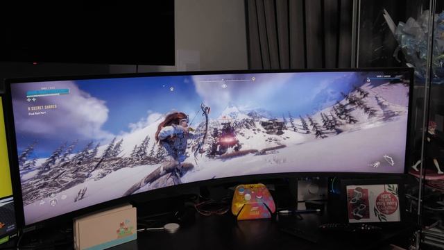 Horizon Zero Dawn Gameplay Samsung G9 Neo Odyssey смотреть онлайн