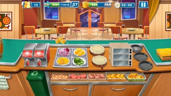 Crazy cooking chef "Pizza" level 31