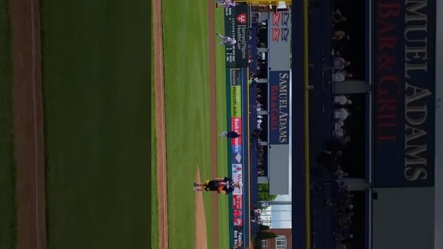 SHAMUS THROWING OUT FIRST PITCH AT FISHERCATS GAME смотреть онлайн