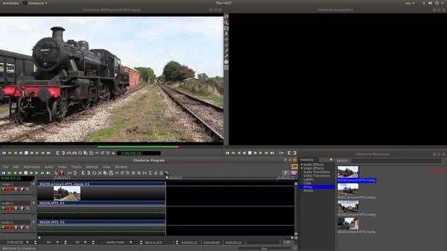 Cinelerra-GG Infinity: Quick And Easy Video Editing Tutorial For Beginners. смотреть онлайн