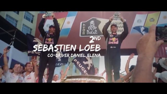 Команда Peugeot на подиуме Дакар 2017 смотреть онлайн