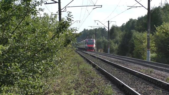 Электропоезд ЭП2Д-0016 ЦППК перегон Суходрев - Тихонова Пустынь смотреть онлайн