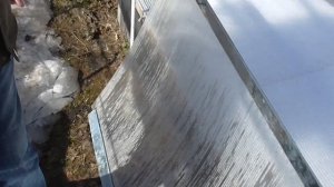 Шпалера для ежевики под крышей