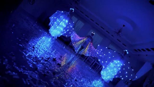 Шоу СВЕТОВЫЕ БАБОЧКИ | Студия шоу-программ Эриал | световое шоу Одесса смотреть онлайн