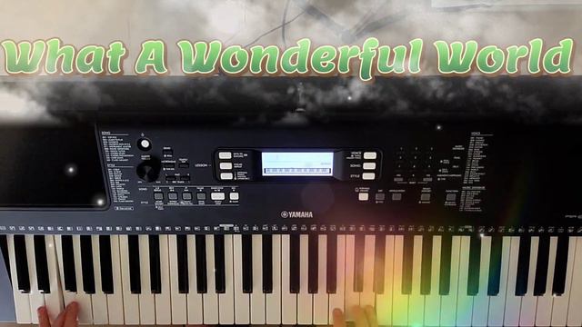 What A Wonderful World On Yamaha PSR-E373 смотреть онлайн