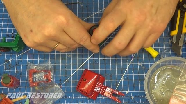 Matchbox restoration Low Loader with Case Bulldozer King Size No K 17. Part 2, pre-production model смотреть онлайн