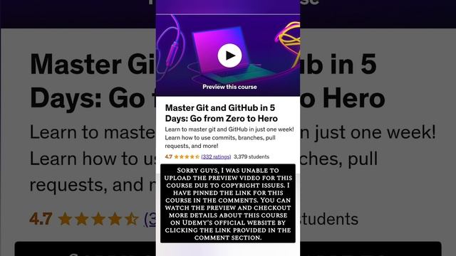 Master Git and GitHub in 5 Days: Go from Zero to Hero смотреть онлайн