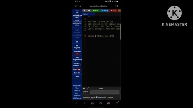 use python in android. смотреть онлайн