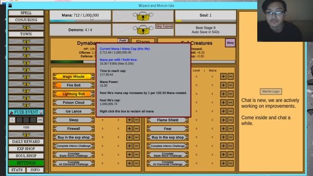 ? Wizard and Minion Idle (Free PC Steam Game) Gameplay DEMO | Dymabae Gaming смотреть онлайн