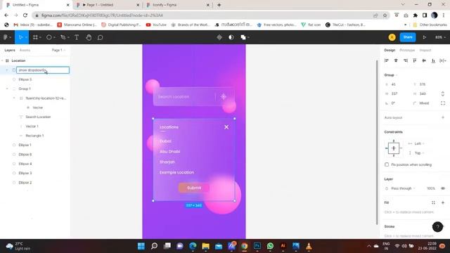 3d Dropdown in Figma | for make dropdown menu functions and mobile screen | Figma смотреть онлайн