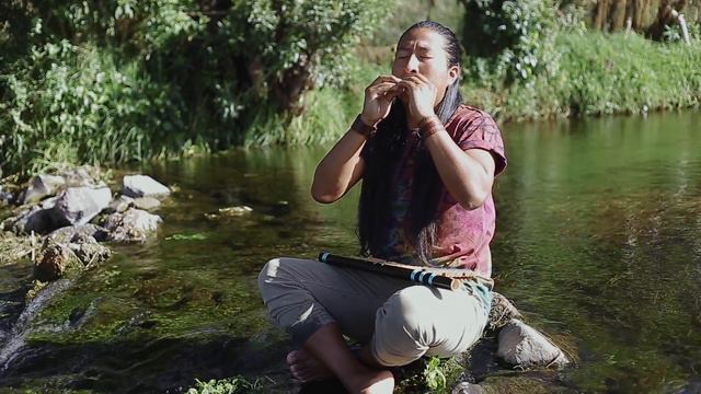 LOVE MOUNTAIN🏞️ - SOUND OF THE ANDES - RELAXING NATIVE FLUTE - NATURAL SOUND OF THE RIVER - QUENACH