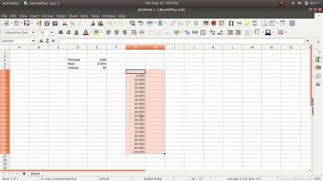 Data table in libreoffice | Ubuntu смотреть онлайн