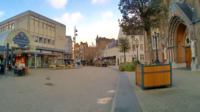 Tilburg City Walking Tour, Shopping center, The Netherlands смотреть онлайн