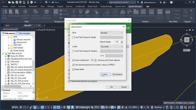 Labeling existing objects (AutoCAD) - Spatial Manager Blog смотреть онлайн