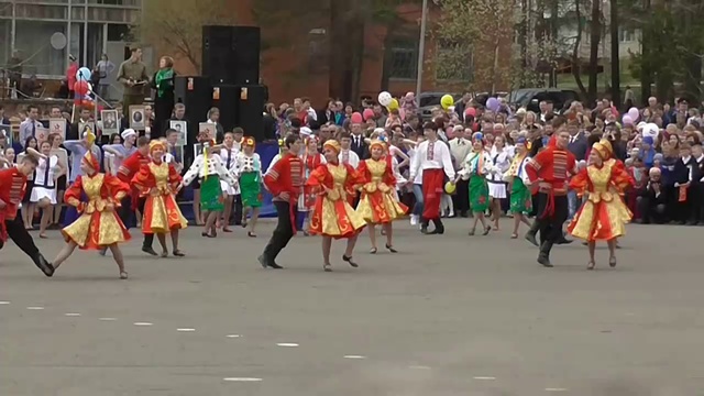 День Победы 71-я годовщина. Саянск 2016.