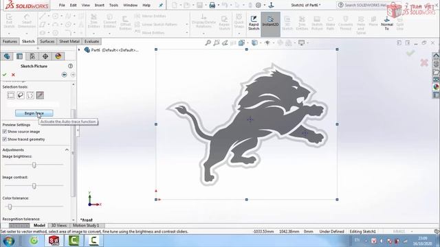 Solidworks Quick Tip #2 : Autotrace Sketch Picture смотреть онлайн