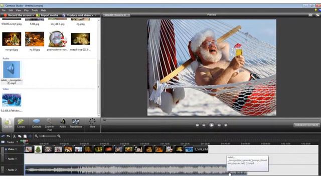 Видео. Добавляем Музыку в Слайд Шоу в Camtasia Studio 7 смотреть онлайн