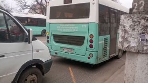 2 Автобуса ЛиАЗ-4292 155 маршрут (в111ск | lpr) (а003вв | lpr) | г. Луганск
