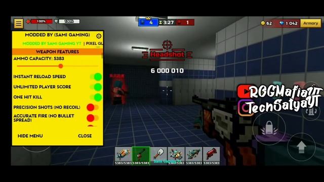 Pixel Gun 3d Mod Apk 23.3.2 Tutorial - Unlimited Coins And Gems 30+ More Features! | PG3D Mod Menu смотреть онлайн